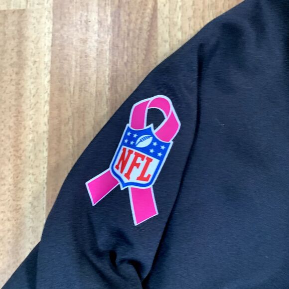 Nike Hoodie Mens Large L Black Pink Jacksonville Jaguars NFL Cancer - Picture 5 of 12